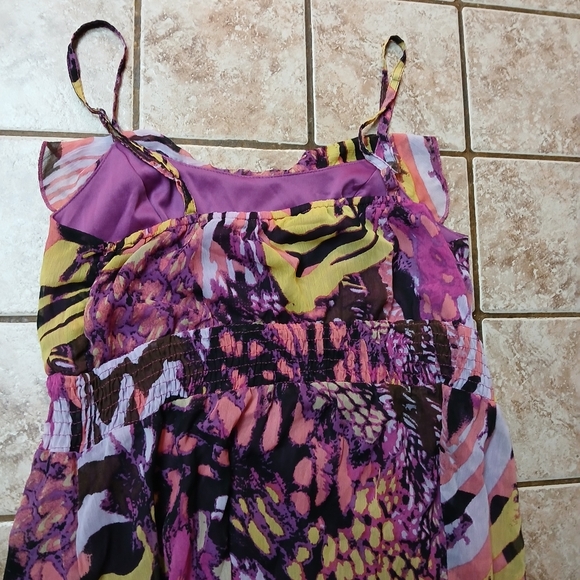 #0247 Womens Faded Glory Summer Maxi Dress Size Medium (8-10) 100%Polyester - Picture 11 of 16